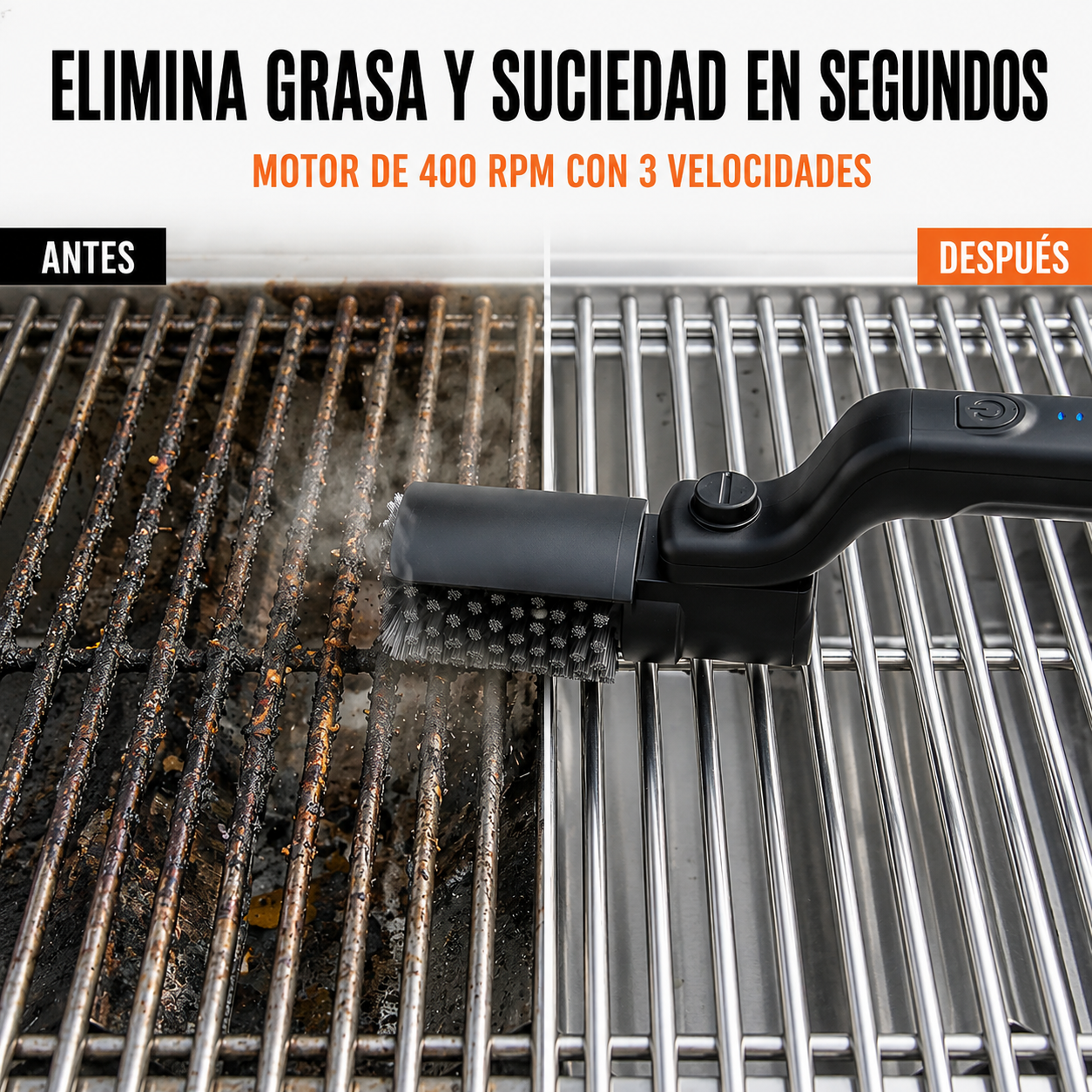 Limpiador de parrilla electrico